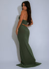 Obsidian Allure Maxi Dress Green