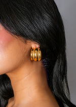 Radiant Orbit Earrings Gold