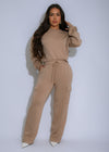 Serenity Lounge Cargo Pant Set Nude