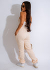 Always Comfy Pant Set Nude - Lightweight, soft, and breathable loungewear ensemble