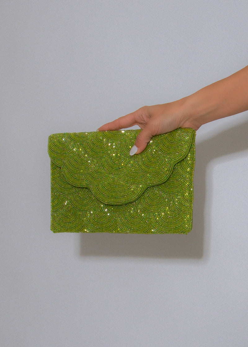 Enchanted Meadow Clutch Green