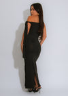 The Sleek Obsession Midi Dress Black