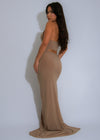 Obsidian Allure Maxi Dress Nude