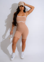 Stylish and comfortable Urban Chic Romper Nude for women in summer fashion