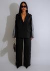 Chic and versatile Urban Edge Pant Set Black for a trendy look