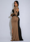 Dynamic Flow Maxi Dress Black