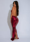 Midnight Glitz Sequin Maxi Dress Red