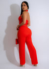  Adorable and stylish Like A Princess Pant Set Orange in bright orange with cute ruffled sleeves and pants