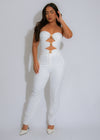 The Luxe Bond Crop Top White