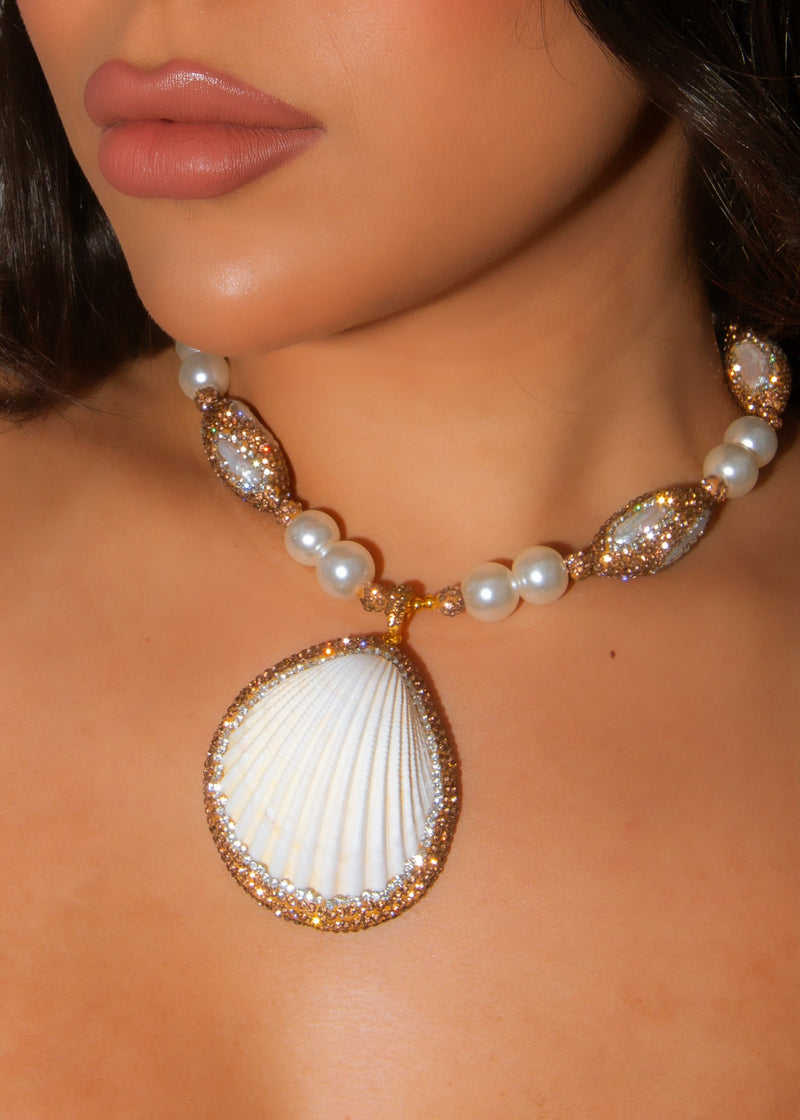 Seaside Radiance Necklace White