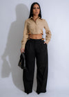 Modern Utility Pant Set Nude, a versatile and stylish outfit for everyday wear