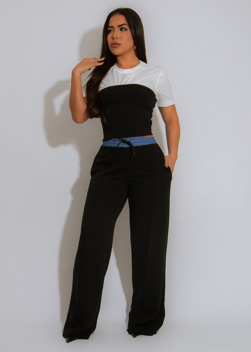 Urban Flex Pant Set Black