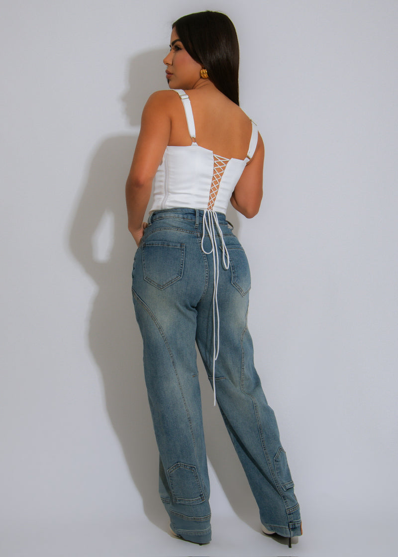 The Rebel Curve Jeans Denim