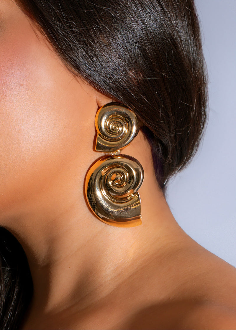 Twist Radiance Earrings Gold