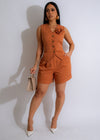 Orange short set with a cozy autumn vibe, perfect for casual wear

Alt text: Cozy and stylish short set in a warm orange color, perfect for the autumn season