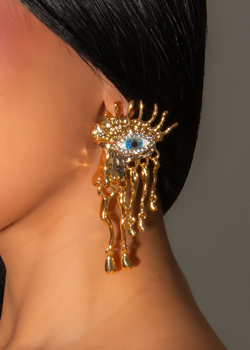 Visionary Mirage Earrings Gold