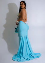 Beautiful and elegant Diva Exclusive Mermaid Skirt in stunning blue color