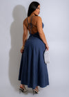 Serene Dreams Maxi Dress Blue, a flowing and elegant attire for any occasion