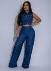 Circular Vibes Pant Set Blue