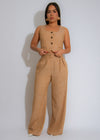 Modern Muse Pant Set Brown