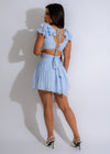  Chic and comfortable Everyday Elegance Skirt Set Blue, perfect for any occasion and designed to flatter all body types