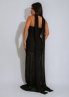 Pretty Girl Energy Mesh Maxi Dress Black