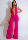 Sunset Cascade Jumpsuit Pink, a stylish and comfortable outfit for summer 