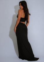 Obsidian Allure Maxi Dress Black