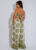 Palm Essence Pant Set Green