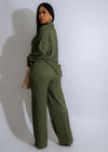 Rustic Reverie Pant Set Green, a comfortable and stylish clothing option for casual wear