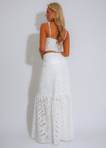 The Soleil Lace Skirt Set White