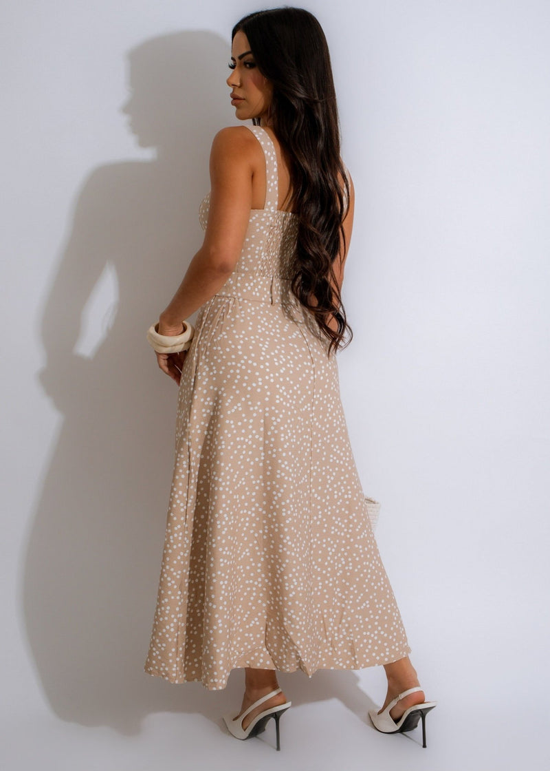  Elegant and versatile nude dress perfect for special occasions and events