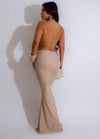  Elegant Ocean Breeze Skirt Set Nude featuring Soft Fabric and Versatile Style