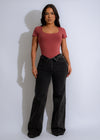  Vintage black high rise jeans made with premium denim and a comfortable stretch fabric