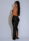 Midnight Glitz Sequin Maxi Dress Black