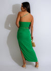 Gorgeous Green Mystic Mermaid Mesh Maxi Dress with Sparkling Sequins