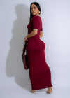 Classic Charm Polo Maxi Dress Red - flattering, elegant, and versatile women's fashion