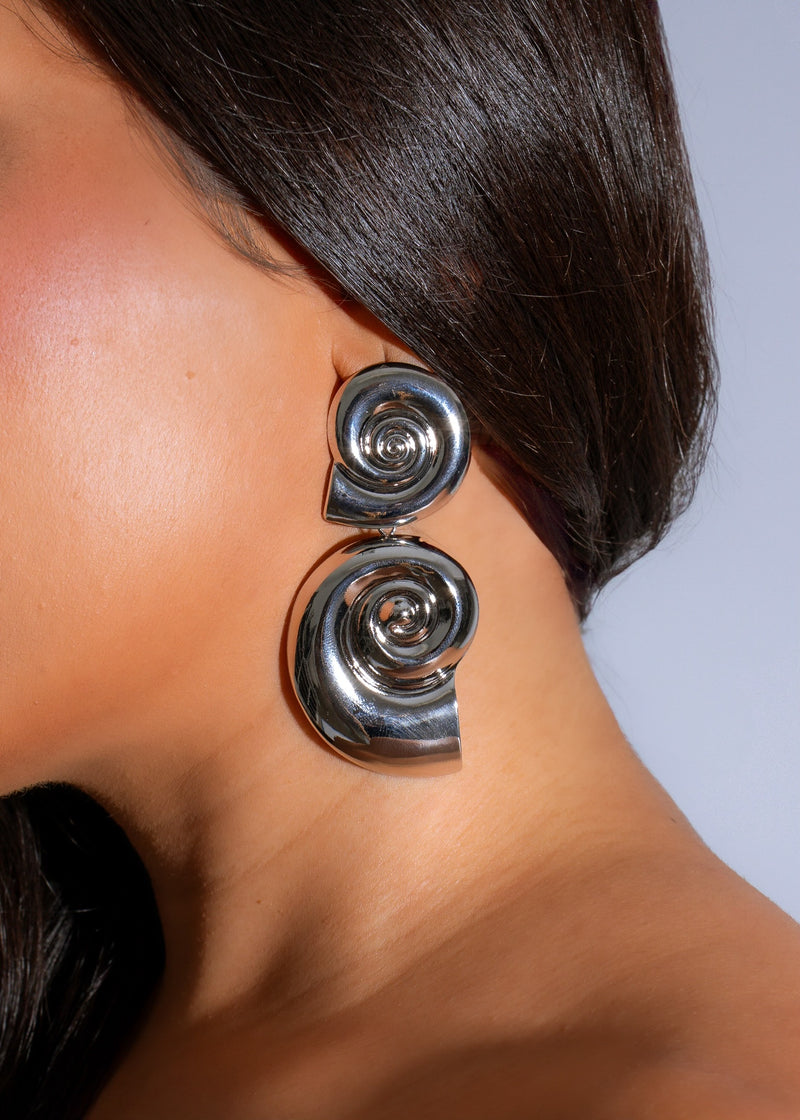 Twist Radiance Earrings Silver