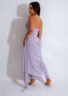 Elegant and stylish She's Elegance Jumpsuit Purple on a hanger