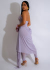 Fashionable She's Elegance Jumpsuit Purple for any special occasion