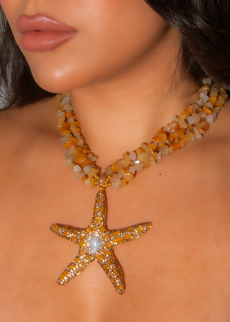 Star of the Tide Necklace Nude