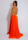 Sunset Tide Maxi Dress Green