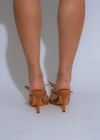 Flutter Elegance Heels Brown