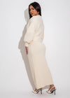 Stylish and comfortable Summit Grace Knit Skirt Set White* for women