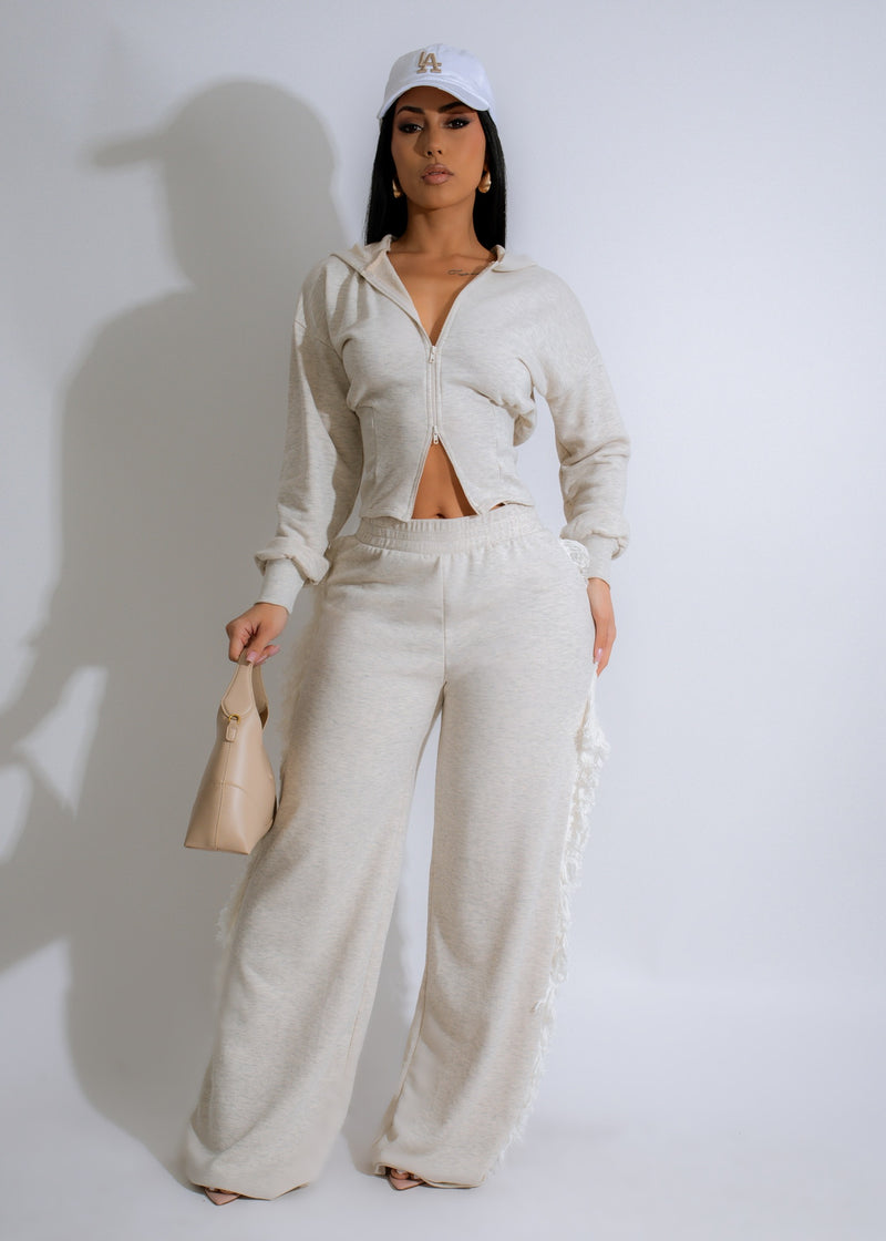 Nocturne Vibe Pant Set Nude