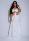 Ember Horizon Maxi Dress White