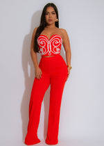 Regal Muse Pant Set Orange