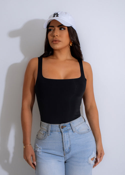 Stylish and versatile So Basic Bodysuit Black, perfect for everyday wear