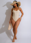  Sunset Diva Swimsuit Nude - This elegant and feminine swimsuit features a unique and eye-catching design, ideal for showing off your style and confidence while enjoying a day at the beach