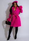 Motive Fur Coat Pink, a luxurious and stylish outerwear option for winter fashion with a soft and fluffy texture, perfect for adding a pop of color to your wardrobe